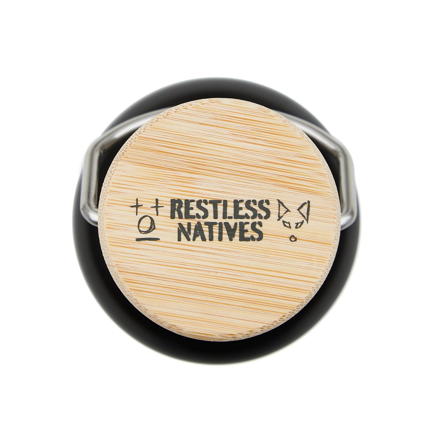 Restless Natives Water Bottle Black