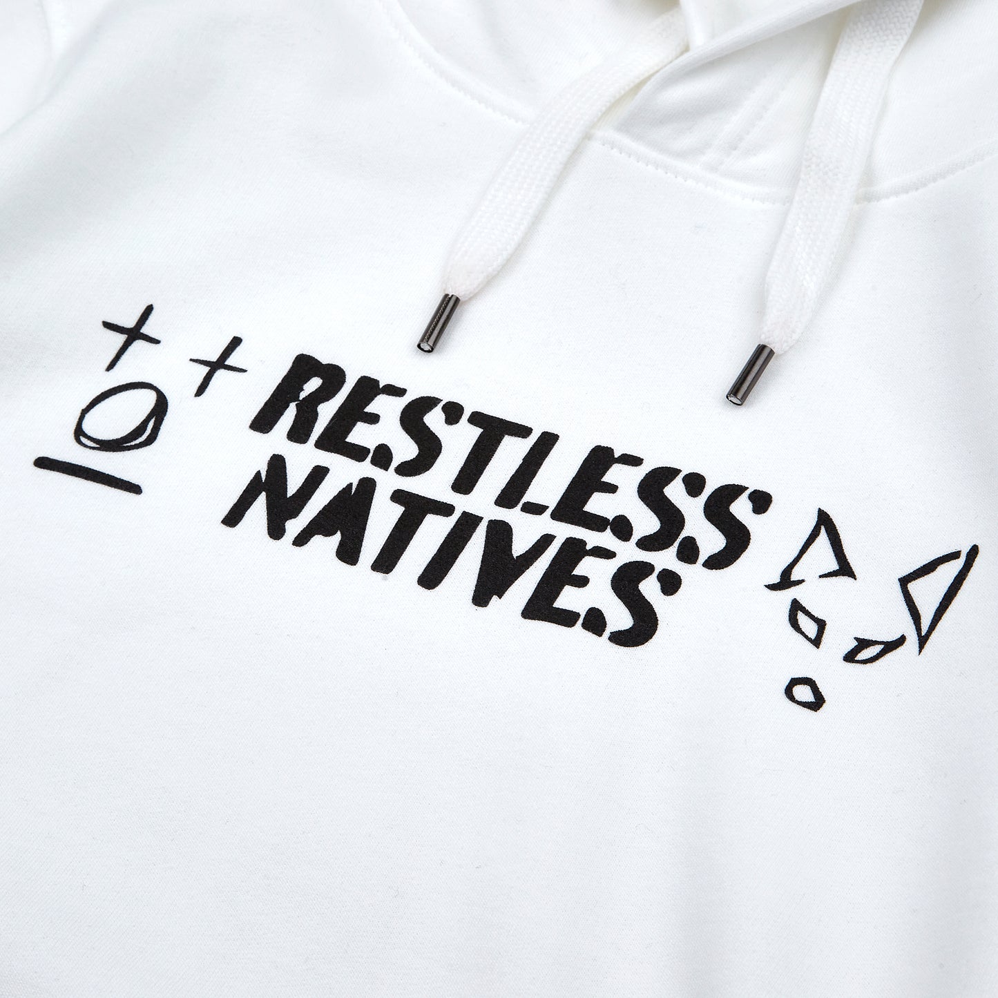 Restless Natives Hoodie White