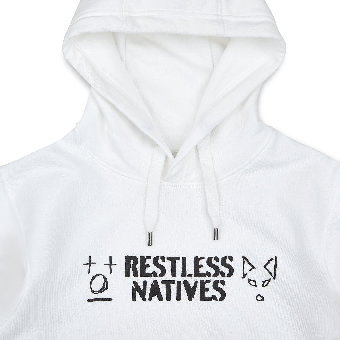 Restless Natives Hoodie White